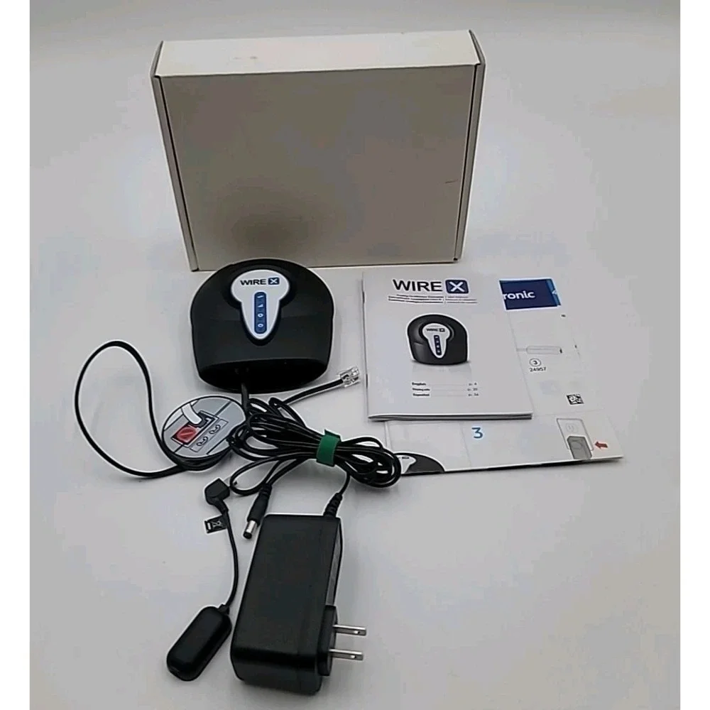 MEDTRONIC E Device WireX Module Converter Manual Power Cord Box Landline To Cell